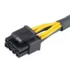 Vidinis maitinimo laidas Akasa AK-CBPW10-15BK 0,15 m PCI-E 8 kontaktų ATX 4 kontaktų