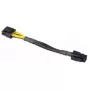 Vidinis maitinimo laidas Akasa AK-CBPW10-15BK 0,15 m PCI-E 8 kontaktų ATX 4 kontaktų