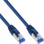 InLine Patch Laidas S/FTP PiMF Cat.6A halogen-free mėlynas 3 m