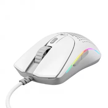Glorious Gaming pelė Model O 2 Mini - matinė balta, dešinei rankai, optinė, USB Type-A, 26000 DPI, balta