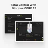 Glorious Gaming pelė Model O 2 Mini - matinė balta, dešinei rankai, optinė, USB Type-A, 26000 DPI, balta