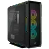 CORSAIR Icue 5000t Vidutinis Bokštas ATX Kompiuterio Dėklas RGB Grūdintas Stiklas Juodas