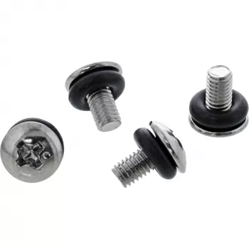 InLine 77784M Varžtų rinkinys pagrindinei plokštei su guminėmis tarpinėmis, metrinis, M3x5mm, 10 vnt.