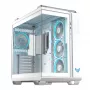 PC korpusas ASUS TUF GAMING GT502 Horizon TG ARGB Baltas — Midži bokštas, ATX, grūdintas stiklas, 4×3,5 colio lizdai, maks. GPU 400 mm