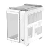 PC korpusas ASUS TUF GAMING GT502 Horizon TG ARGB Baltas — Midži bokštas, ATX, grūdintas stiklas, 4×3,5 colio lizdai, maks. GPU 400 mm