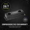 Corsair MP700 PRO Hydro X 2 TB M.2 PCIe 5.0 NVMe SSD su vandens bloku