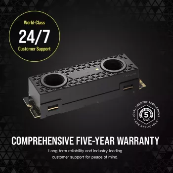 Corsair MP700 PRO Hydro X 2 TB M.2 PCIe 5.0 NVMe SSD su vandens bloku