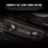 Corsair MP700 PRO Hydro X 2 TB M.2 PCIe 5.0 NVMe SSD su vandens bloku