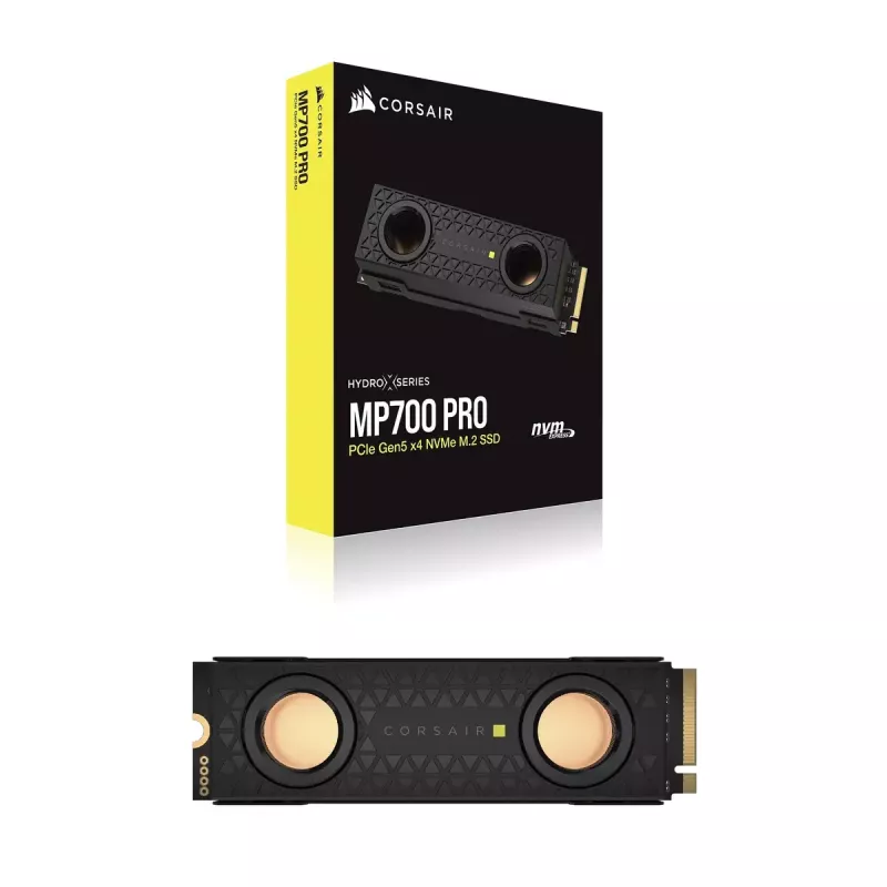 Corsair MP700 PRO Hydro X 2 TB M.2 PCIe 5.0 NVMe SSD su vandens bloku