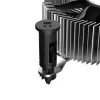 Akasa AK-CC6602HP01 žemo profilio procesoriaus aušintuvas, Intel LGA1700, 30 mm aukščio, aliuminis, juodas