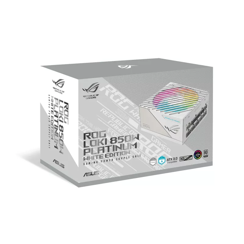 ASUS ROG Loki SFX-L 850W Platinum White maitinimo blokas 24-pin ATX