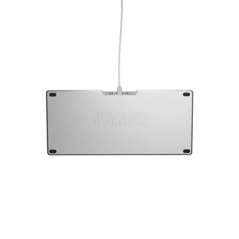 Mechaninė žaidimų klaviatūra GLORIOUS GMMK 3 PRO 75% Wired USB QWERTY RGB Sidabrinė (US)