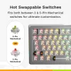 Mechaninė žaidimų klaviatūra GLORIOUS GMMK 3 PRO 75% Wired USB QWERTY RGB Sidabrinė (US)