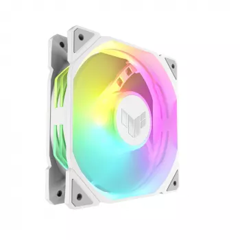 ASUS TUF GAMING TR120 ARGB 1 pakuotė Baltas Kompiuterio korpuso ventiliatorius 12 cm