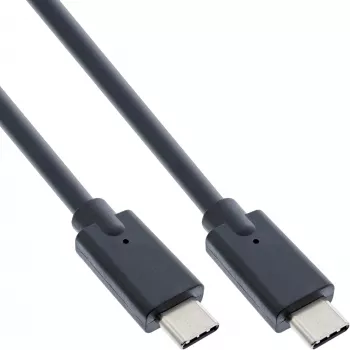 USB-C laidas InLine 35704A 1,5 m USB 3.2 Gen.2x2 vyriškas/vyriškas juodas
