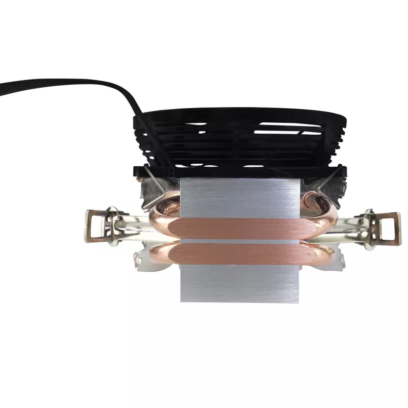 AEROCOOL VERKHO2 procesoriaus aušintuvas su 90 mm ventiliatoriumi, hidrauliniu guoliu, 800–2000 aps./min., 110 W TDP, daugializdis palaikymas (atidaryta pakuotė)