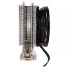 AEROCOOL VERKHO2 procesoriaus aušintuvas su 90 mm ventiliatoriumi, hidrauliniu guoliu, 800–2000 aps./min., 110 W TDP, daugializdis palaikymas (atidaryta pakuotė)
