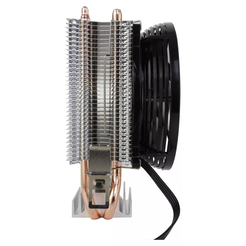 AEROCOOL VERKHO2 procesoriaus aušintuvas su 90 mm ventiliatoriumi, hidrauliniu guoliu, 800–2000 aps./min., 110 W TDP, daugializdis palaikymas (atidaryta pakuotė)