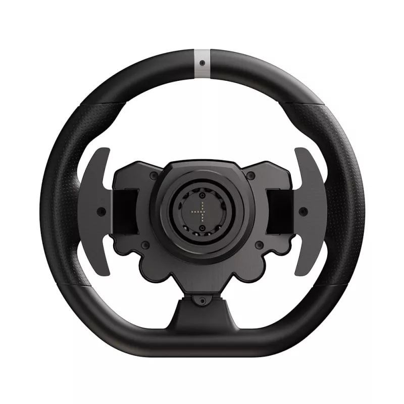 Moza Racing ESX vairas – oficialiai licencijuotas Xbox, aliuminio ratlankis, ISF PU rankenos, 22 programuojami mygtukai, RGB RPM šviesos, juodas
