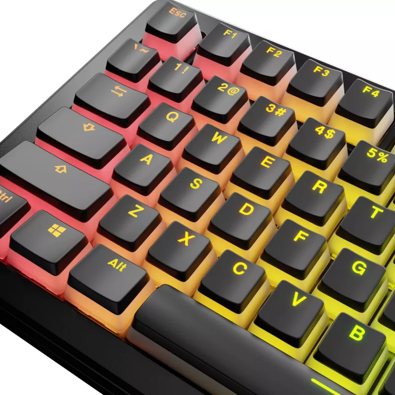 GLORIOUS GPBT Aura V3 Black US RGB klavišų rinkinys