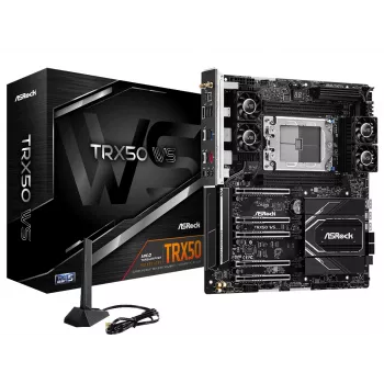 ASRock motininė plokštė TRX50 WS AMD TRX50 Ryzen 4x DDR5 7.1ch HD Audio EATX