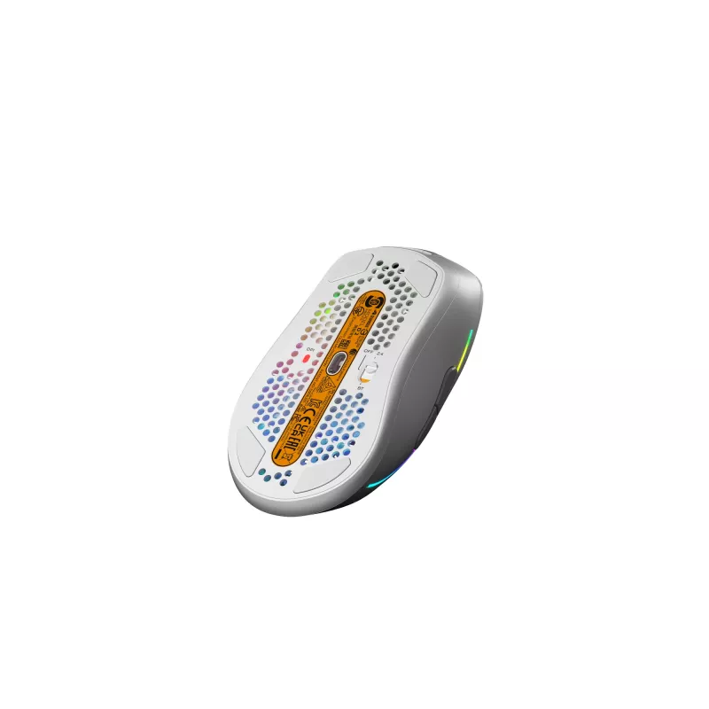 Glorious Gaming Model D 2 Wireless belaidė pelė, matinė balta, dešinei rankai