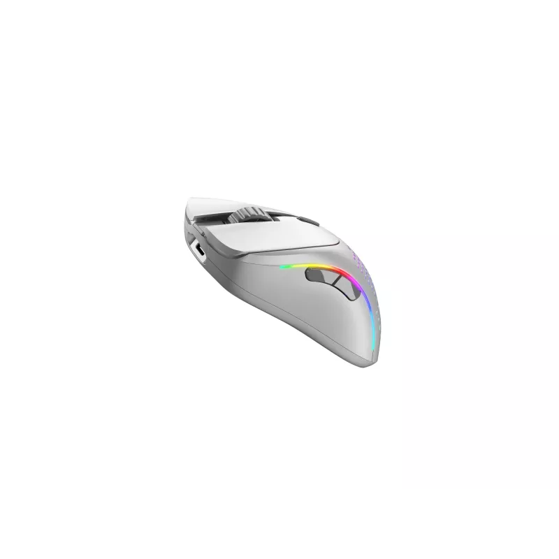 Glorious Gaming Model D 2 Wireless belaidė pelė, matinė balta, dešinei rankai