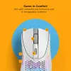 Glorious Gaming Model D 2 Wireless belaidė pelė, matinė balta, dešinei rankai