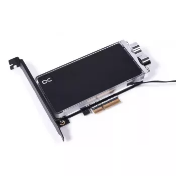 Alphacool Core M.2 NVMe PCIe 5.0 skystas aušintuvas su galine plokšte