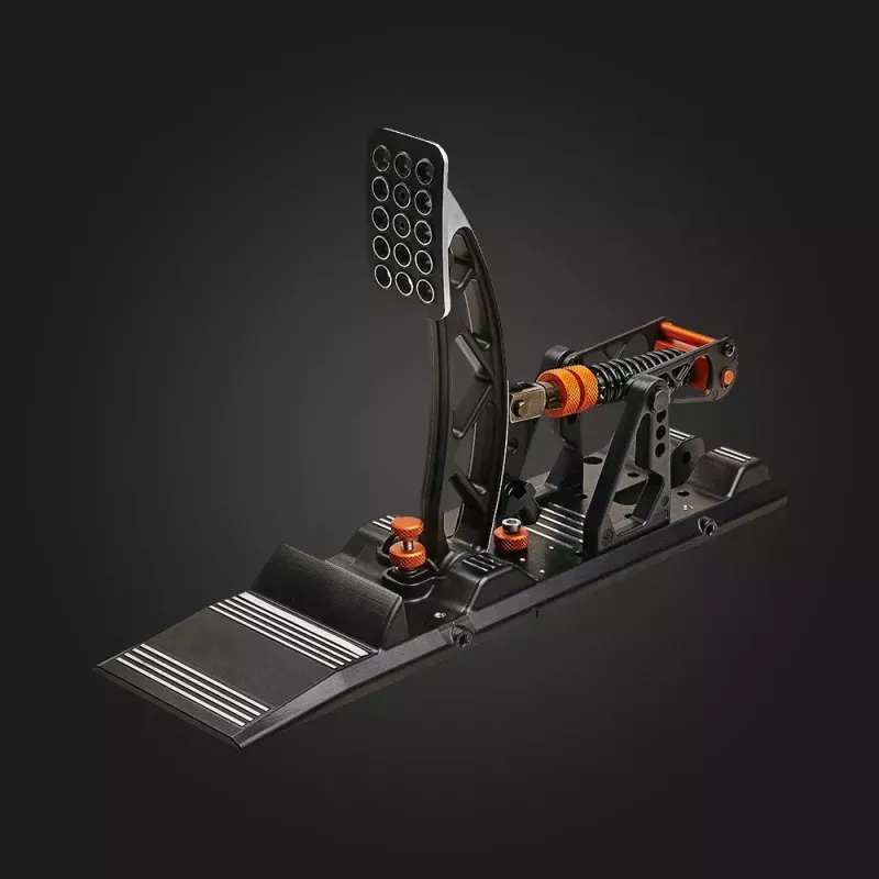 Asetek Gaming Pedals 40-010-0000002 – Pridedamas sankabos pedalas, laidinis, aliuminio/bronzos korpusas, juoda/oranžinė/balta