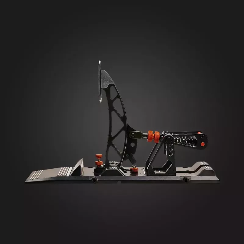 Asetek Gaming Pedals 40-010-0000002 – Pridedamas sankabos pedalas, laidinis, aliuminio/bronzos korpusas, juoda/oranžinė/balta