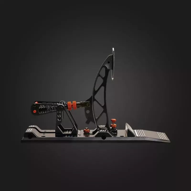Asetek Gaming Pedals 40-010-0000002 – Pridedamas sankabos pedalas, laidinis, aliuminio/bronzos korpusas, juoda/oranžinė/balta