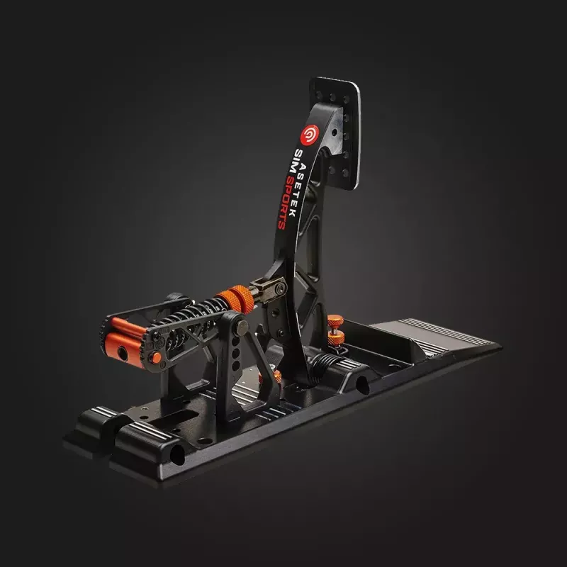 Asetek Gaming Pedals 40-010-0000002 – Pridedamas sankabos pedalas, laidinis, aliuminio/bronzos korpusas, juoda/oranžinė/balta