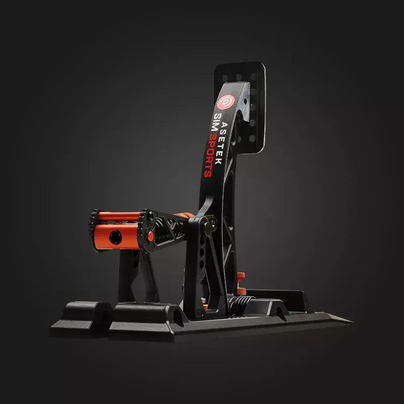 Asetek Gaming Pedals 40-010-0000002 – Pridedamas sankabos pedalas, laidinis, aliuminio/bronzos korpusas, juoda/oranžinė/balta