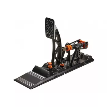 Asetek Gaming Pedals 40-010-0000002 – Pridedamas sankabos pedalas, laidinis, aliuminio/bronzos korpusas, juoda/oranžinė/balta