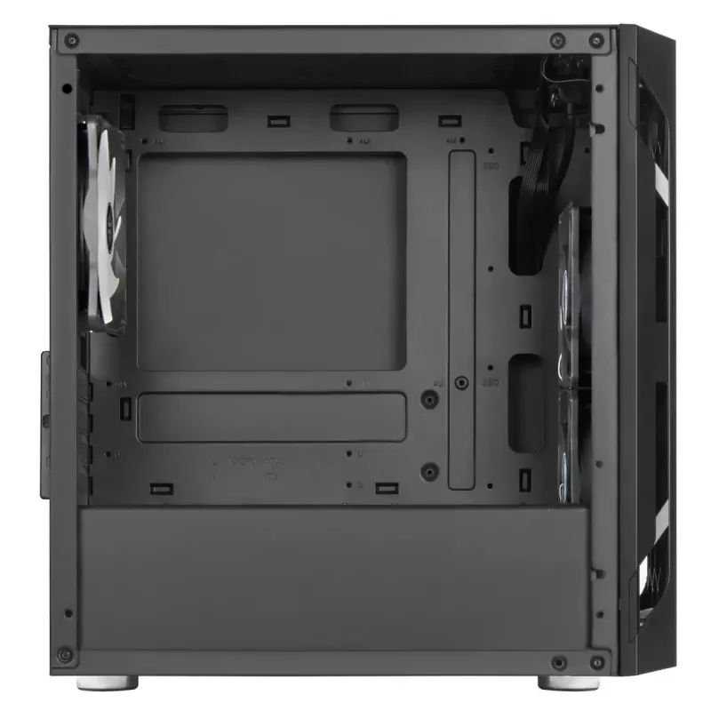 Korpusas Silverstone FARA H1M PRO Micro Tower juodas