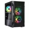 Korpusas Silverstone FARA H1M PRO Micro Tower juodas