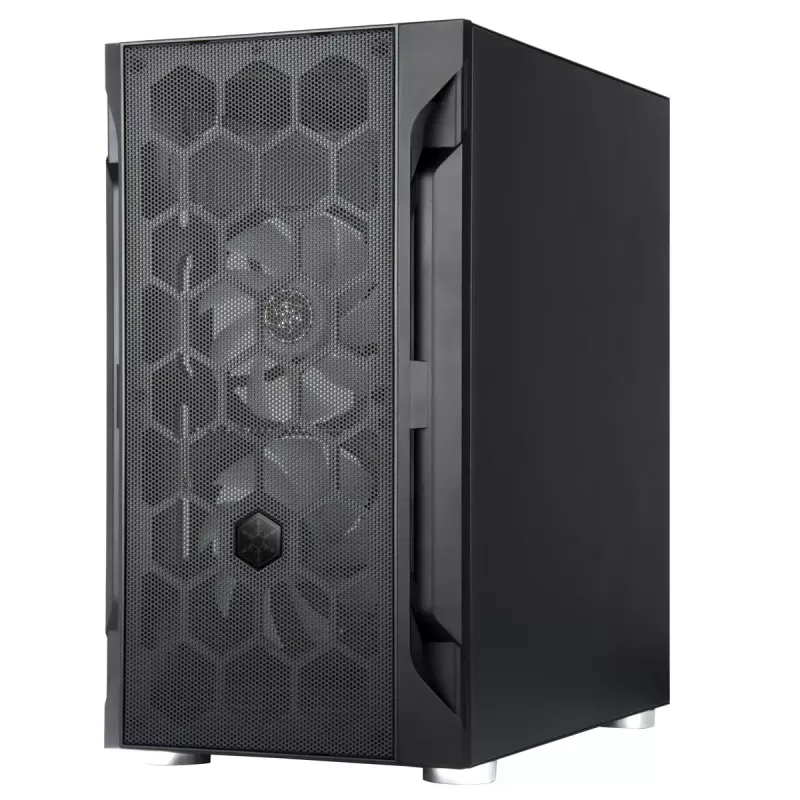 Korpusas Silverstone FARA H1M PRO Micro Tower juodas