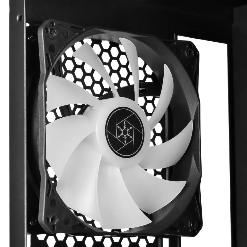 Korpusas Silverstone FARA H1M PRO Micro Tower juodas