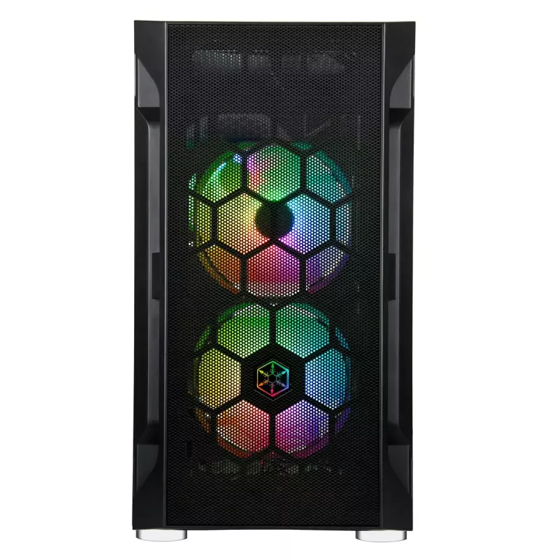 Korpusas Silverstone FARA H1M PRO Micro Tower juodas