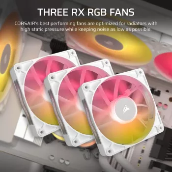 CORSAIR CPU aušintuvas - Icue Link Titan 360 Rx RGB skysčio aušintuvas - Baltas