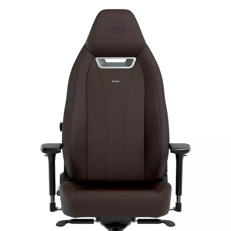 Žaidimų kėdė noblechairs LEGEND – paminkštinta sėdynė, ruda, 520 mm plotis, 132–142 cm aukštis, 150 kg maks.