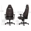 Žaidimų kėdė noblechairs LEGEND – paminkštinta sėdynė, ruda, 520 mm plotis, 132–142 cm aukštis, 150 kg maks.