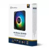 Oro aušintuvas Silverstone Air Slimmer 120 12 cm juodas permatomas