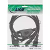 InLine Y formos maitinimo laidas 1x CEE 7/7 kampuotas / 2x 3 kontaktų IEC C13 kištukas, 1,8 m