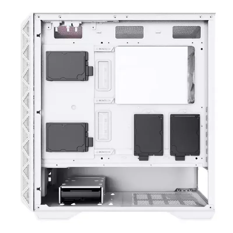 PC korpusas Montech AIR 903 BASE Midi Tower Baltas