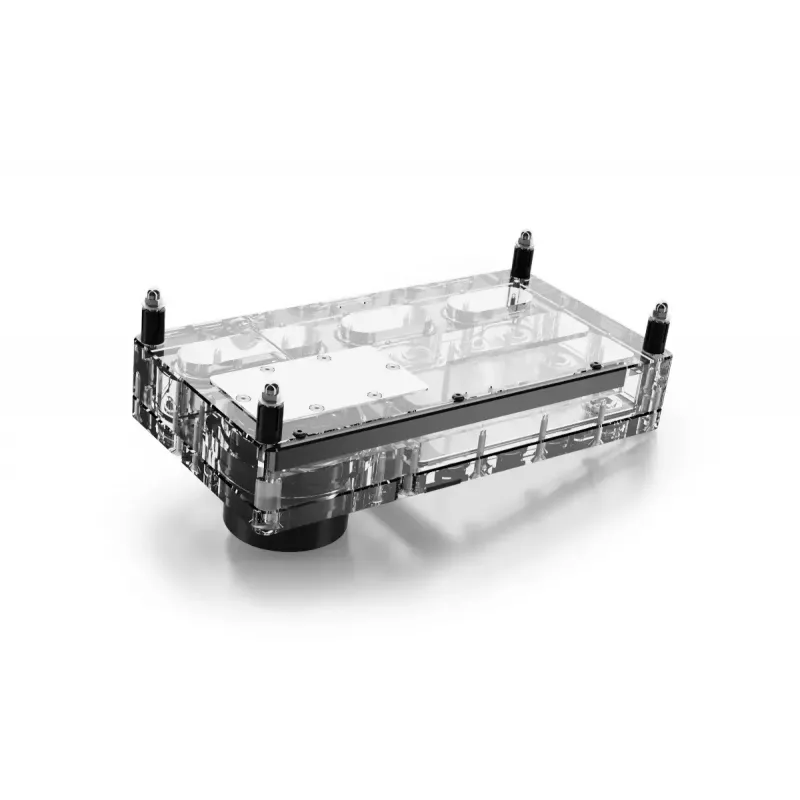 Siurblys ir rezervuaras Alphacool Core Distro Plate juodas permatomas akrilas aliuminis keramika sintetika