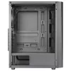 Aerocool DELTABKV1 ATX kompiuterio korpusas RGB priekis Pilnas šoninis langas 12cm ventiliatorius Juodas