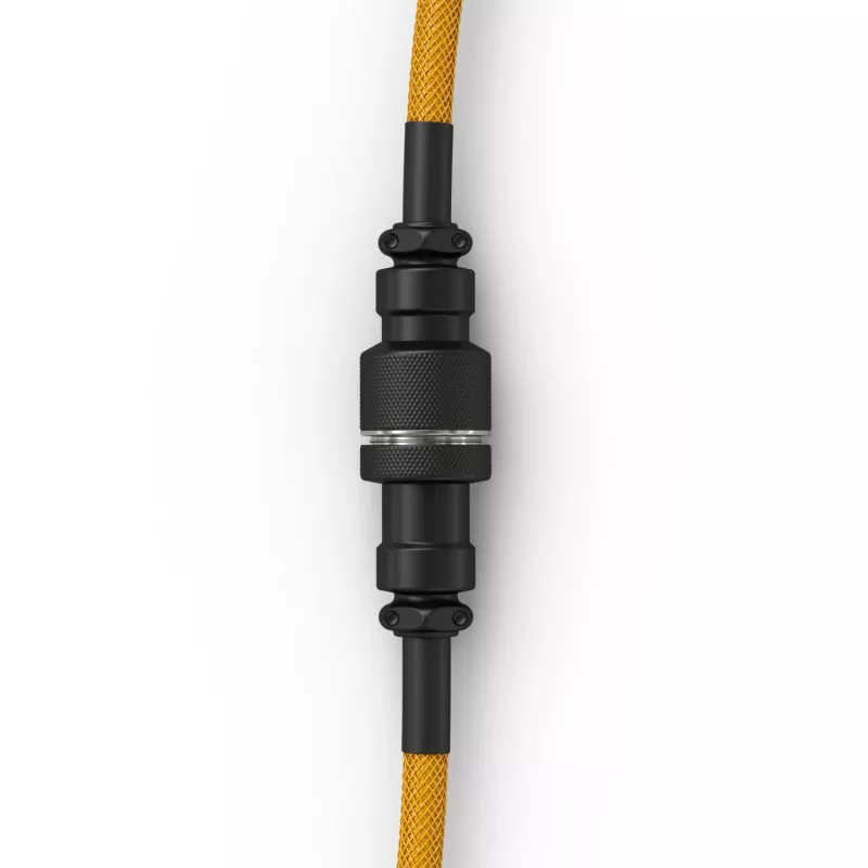 Susukamas USB laidas GLORIOUS GMMK Glorious Gold mechaninėms klaviatūroms, atjungiamas susuktas laidas, USB-A į USB-C