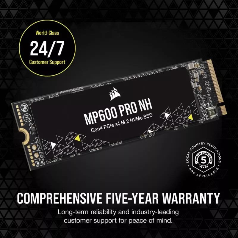 CORSAIR SSD 4TB MP600 Pro Nh PCI-E 4.0 NVMe M.2